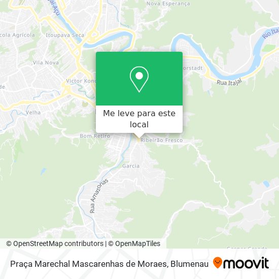 Praça Marechal Mascarenhas de Moraes mapa