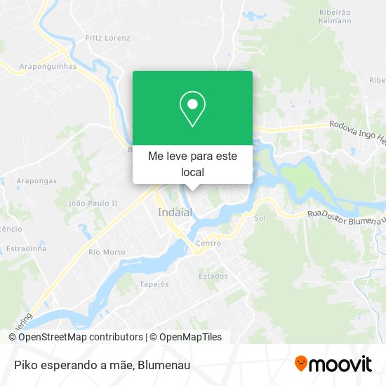 Piko esperando a mãe mapa