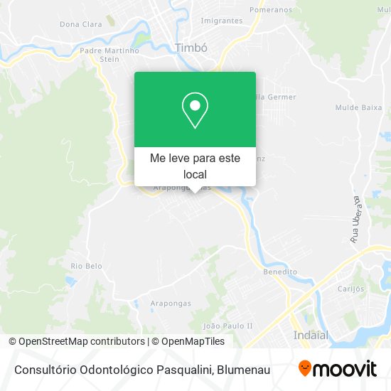 Consultório Odontológico Pasqualini mapa