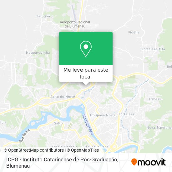 ICPG - Instituto Catarinense de Pós-Graduação mapa