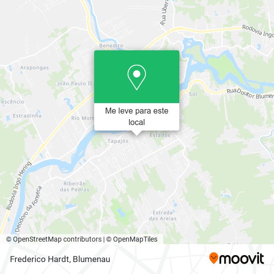 Frederico Hardt mapa