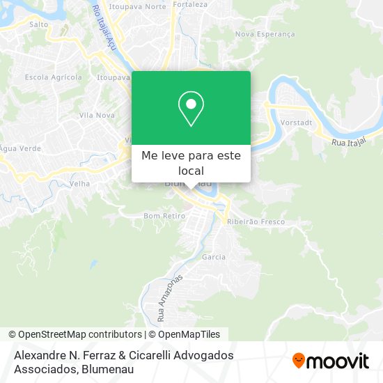 Alexandre N. Ferraz & Cicarelli Advogados Associados mapa