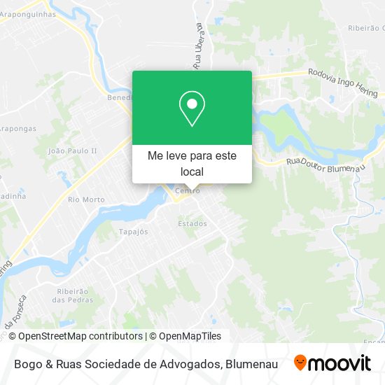 Bogo & Ruas Sociedade de Advogados mapa