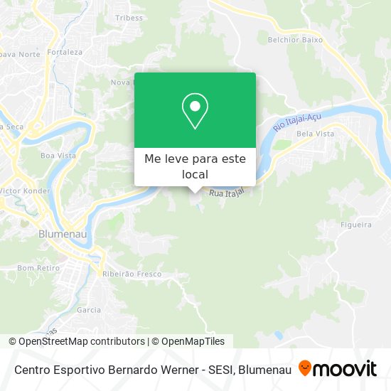 Centro Esportivo Bernardo Werner - SESI mapa