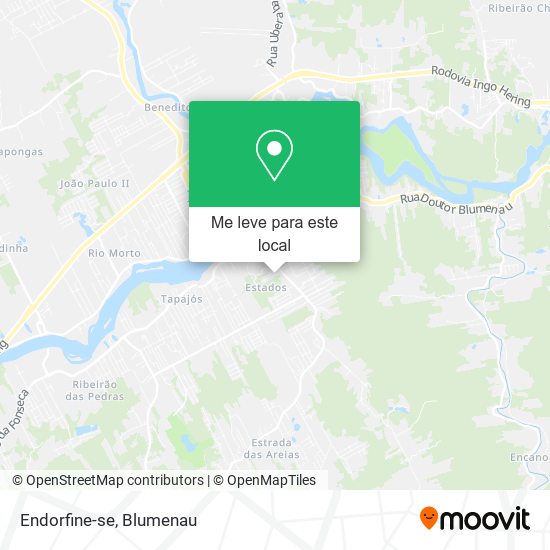Endorfine-se mapa