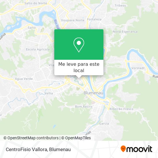 CentroFisio Vallora mapa
