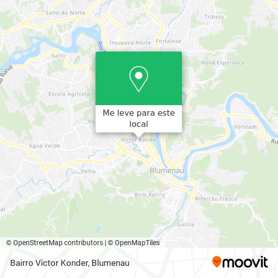 Bairro Victor Konder mapa