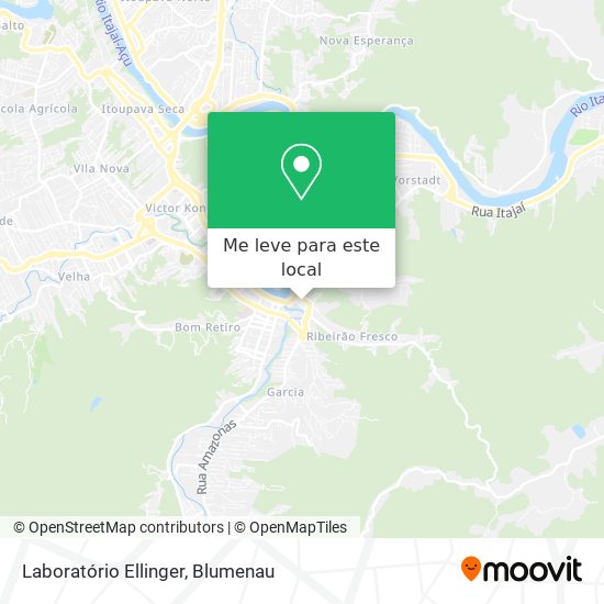 Laboratório Ellinger mapa