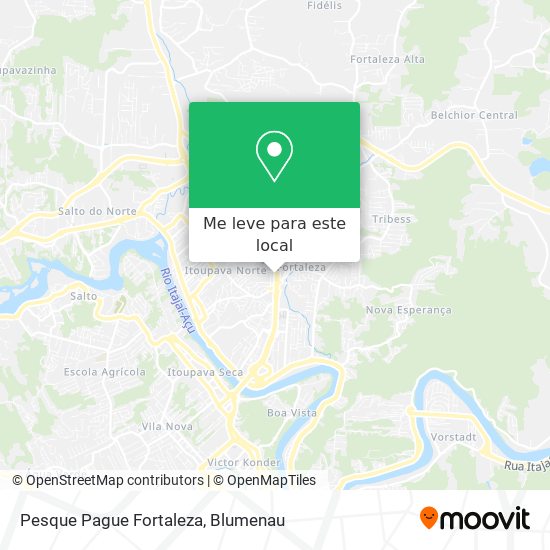 Pesque Pague Fortaleza mapa