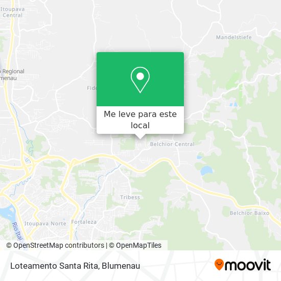 Loteamento Santa Rita mapa