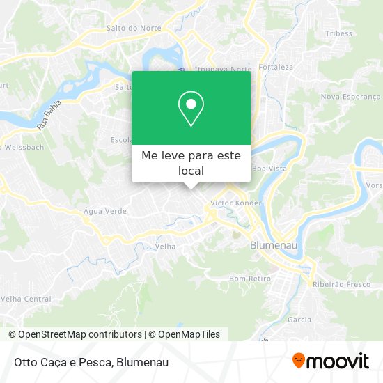 Otto Caça e Pesca mapa