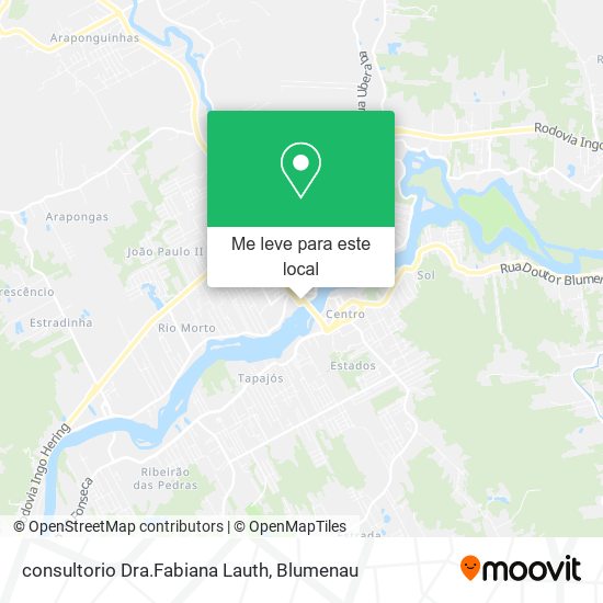 consultorio Dra.Fabiana Lauth mapa