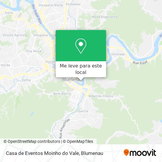 Casa de Eventos Moinho do Vale mapa