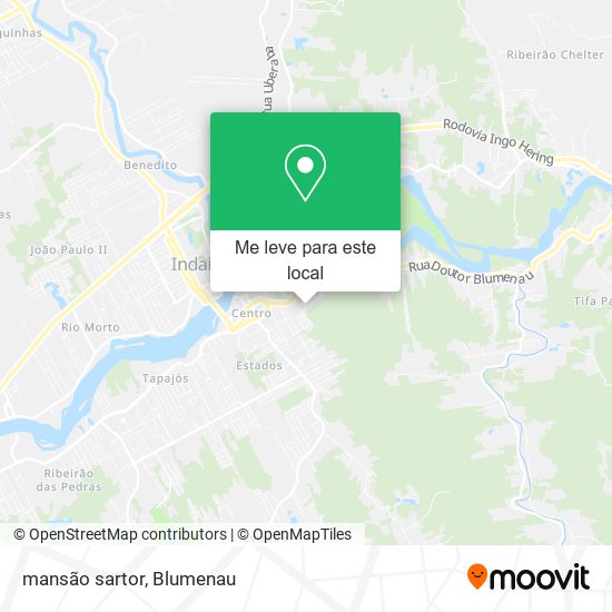 mansão sartor mapa