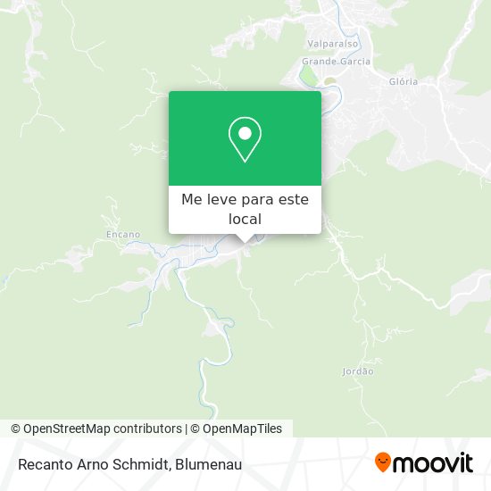 Recanto Arno Schmidt mapa