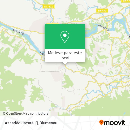 Assadão Jacaré. 🍴 mapa