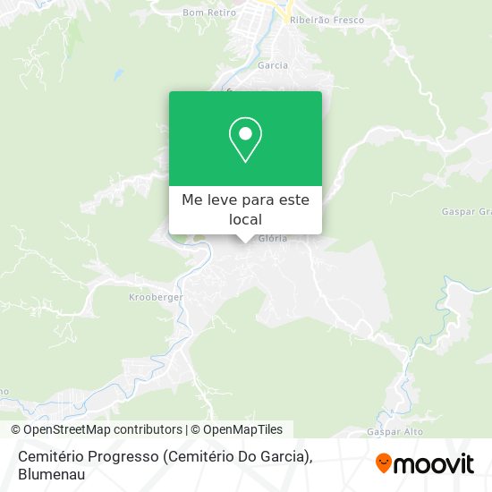 Cemitério Progresso (Cemitério Do Garcia) mapa