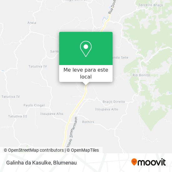 Galinha da Kasulke mapa