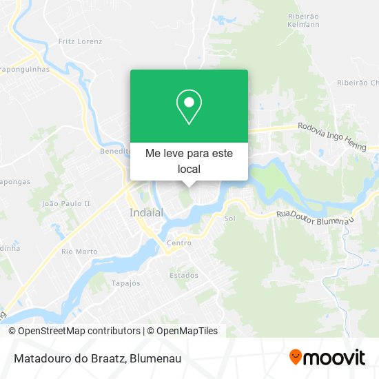 Matadouro do Braatz mapa