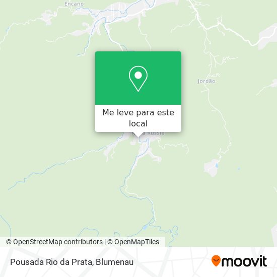 Pousada Rio da Prata mapa