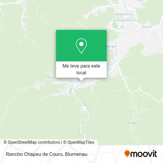 Rancho Chapeu de Couro mapa