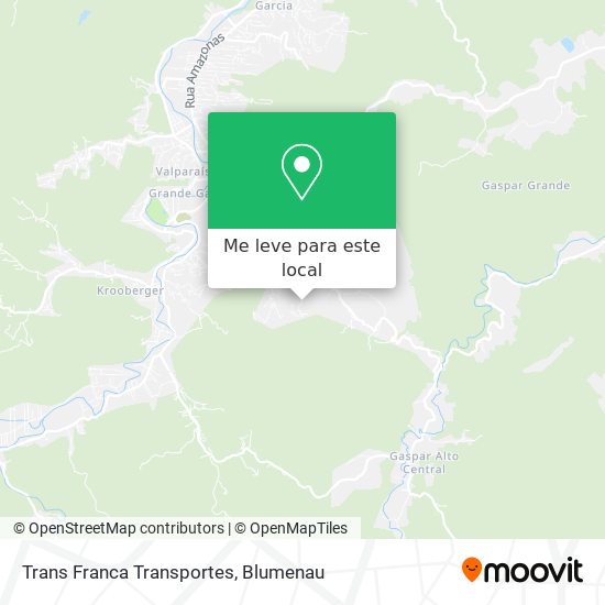 Trans Franca Transportes mapa