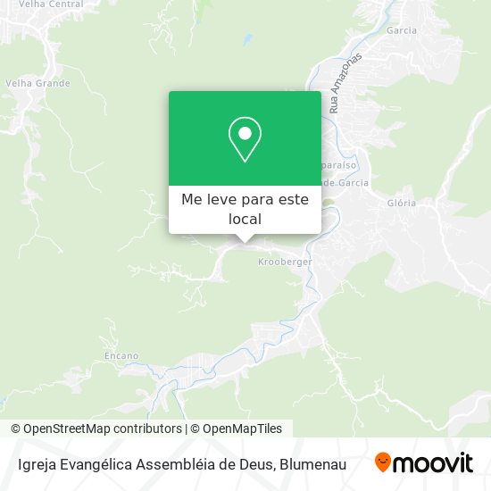 Igreja Evangélica Assembléia de Deus mapa