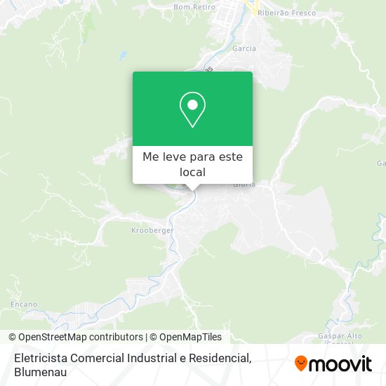 Eletricista Comercial Industrial e Residencial mapa