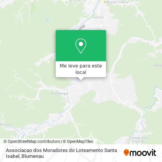 Associacao dos Moradores do Loteamento Santa Isabel mapa