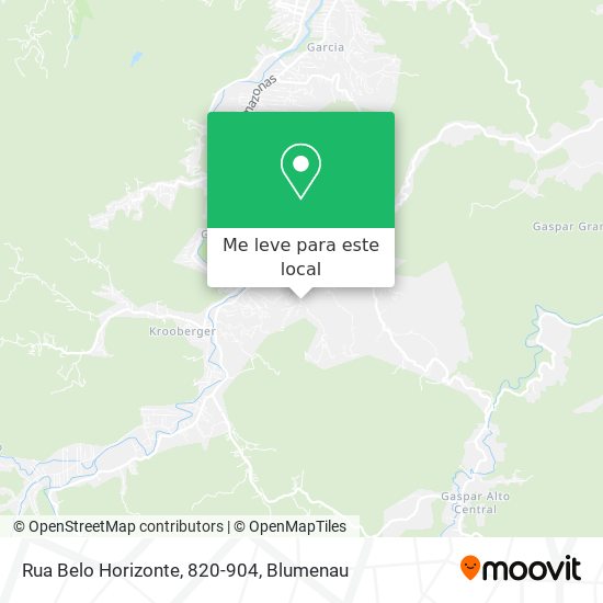 Rua Belo Horizonte, 820-904 mapa