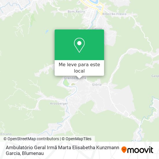 Ambulatório Geral Irmã Marta Elisabetha Kunzmann Garcia mapa