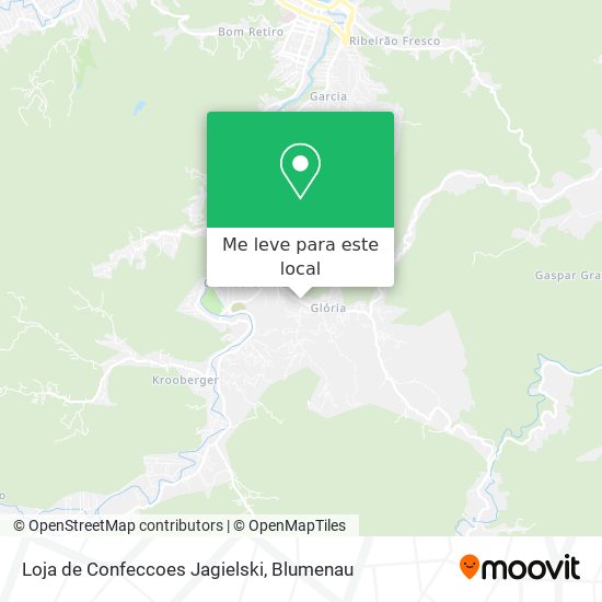 Loja de Confeccoes Jagielski mapa