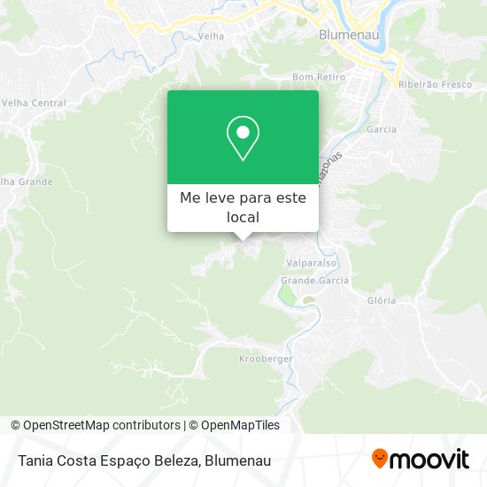 Tania Costa Espaço Beleza mapa