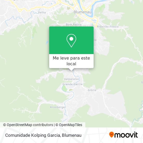 Comunidade Kolping Garcia mapa