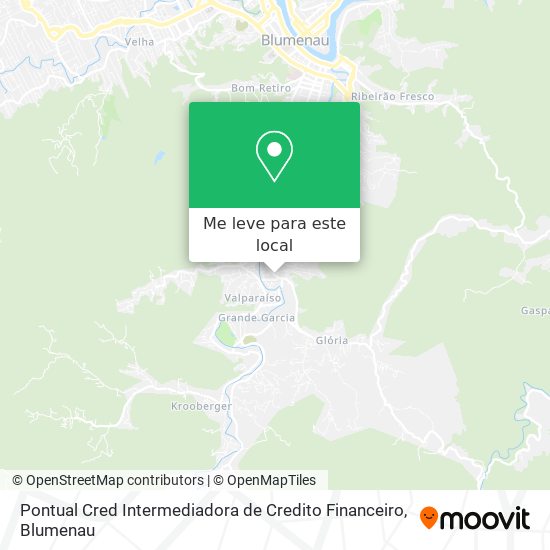 Pontual Cred Intermediadora de Credito Financeiro mapa