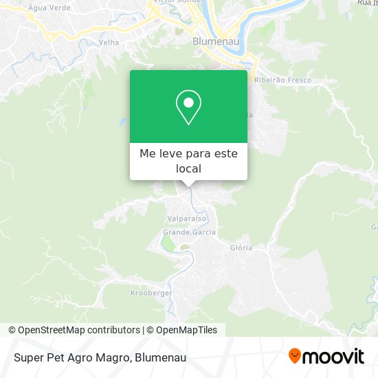 Super Pet Agro Magro mapa
