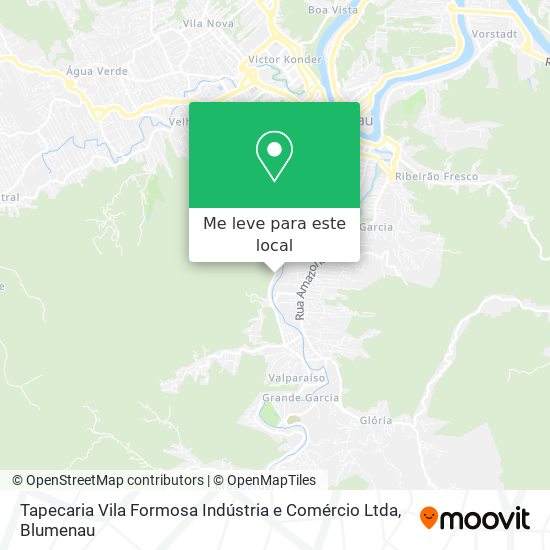 Tapecaria Vila Formosa Indústria e Comércio Ltda mapa
