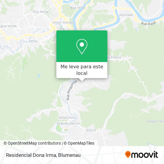 Residencial Dona Irma mapa