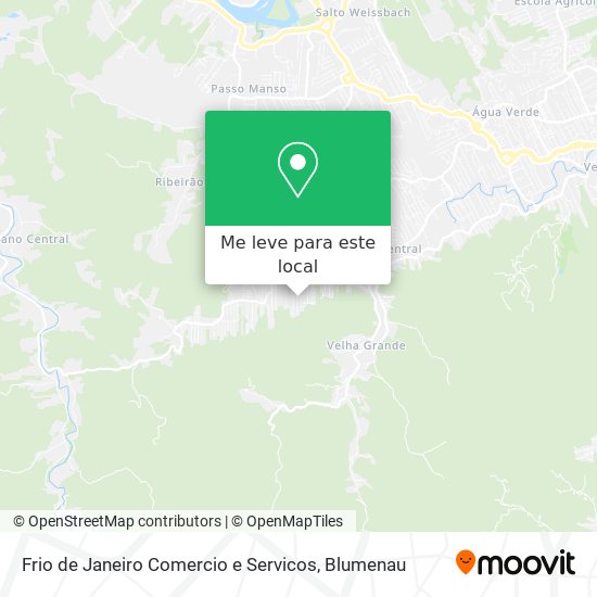 Frio de Janeiro Comercio e Servicos mapa