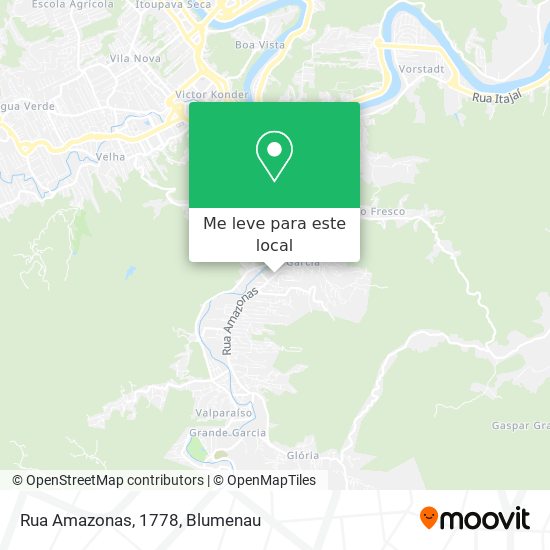 Rua Amazonas, 1778 mapa