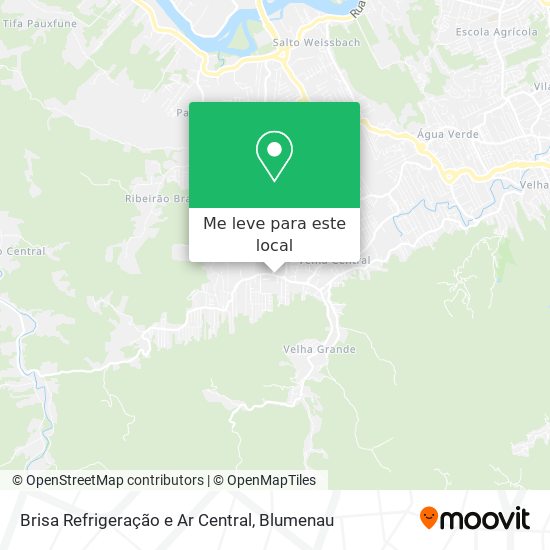 Brisa Refrigeração e Ar Central mapa