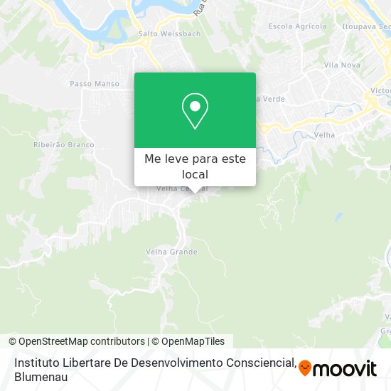 Instituto Libertare De Desenvolvimento Consciencial mapa