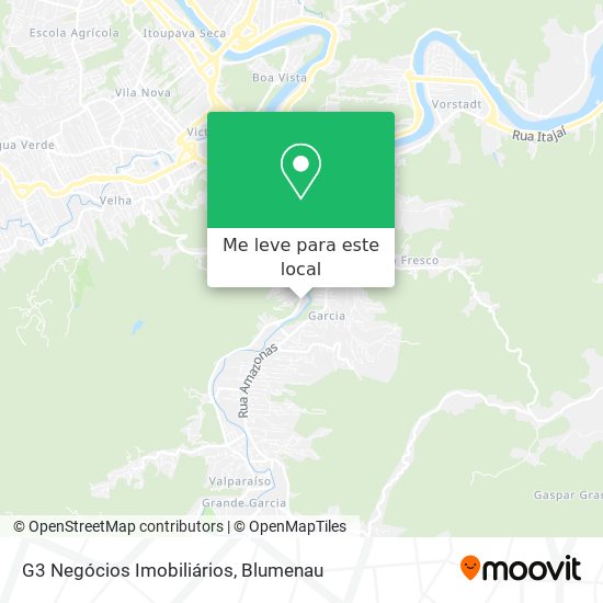 G3 Negócios Imobiliários mapa