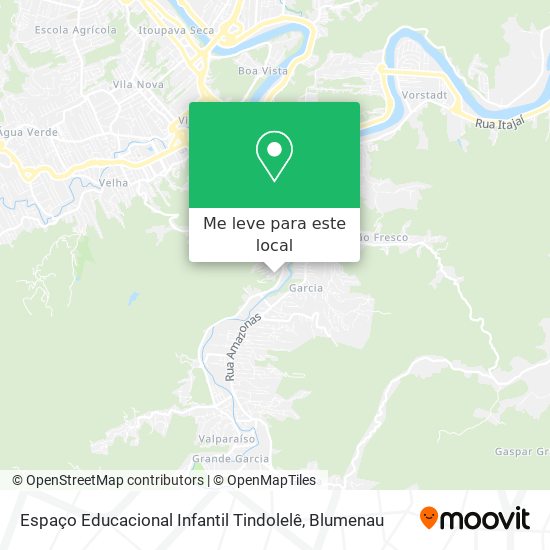 Espaço Educacional Infantil Tindolelê mapa