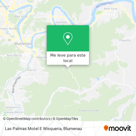 Las Palmas Motel E Wisqueria mapa