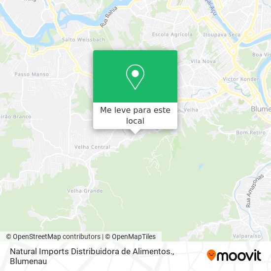 Natural Imports Distribuidora de Alimentos. mapa