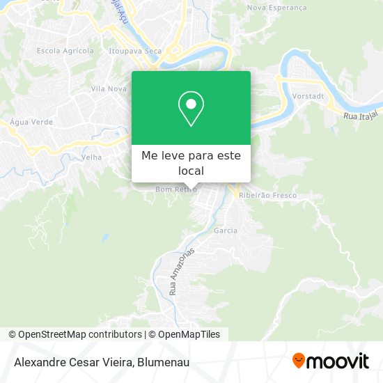Alexandre Cesar Vieira mapa