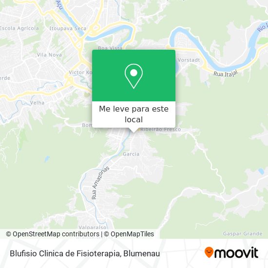 Blufisio Clinica de Fisioterapia mapa