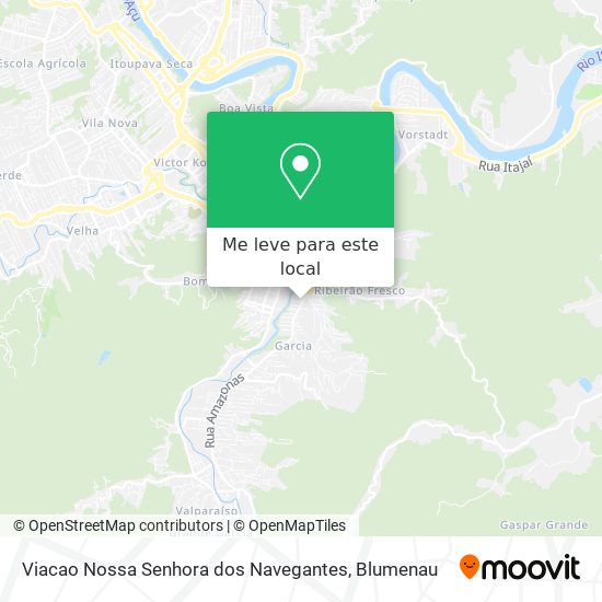 Viacao Nossa Senhora dos Navegantes mapa