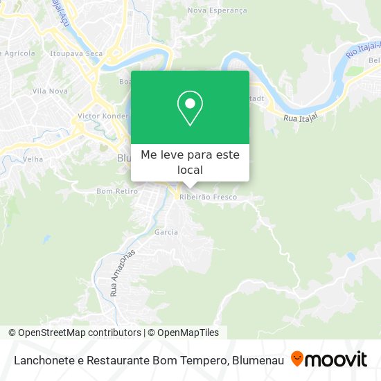 Lanchonete e Restaurante Bom Tempero mapa